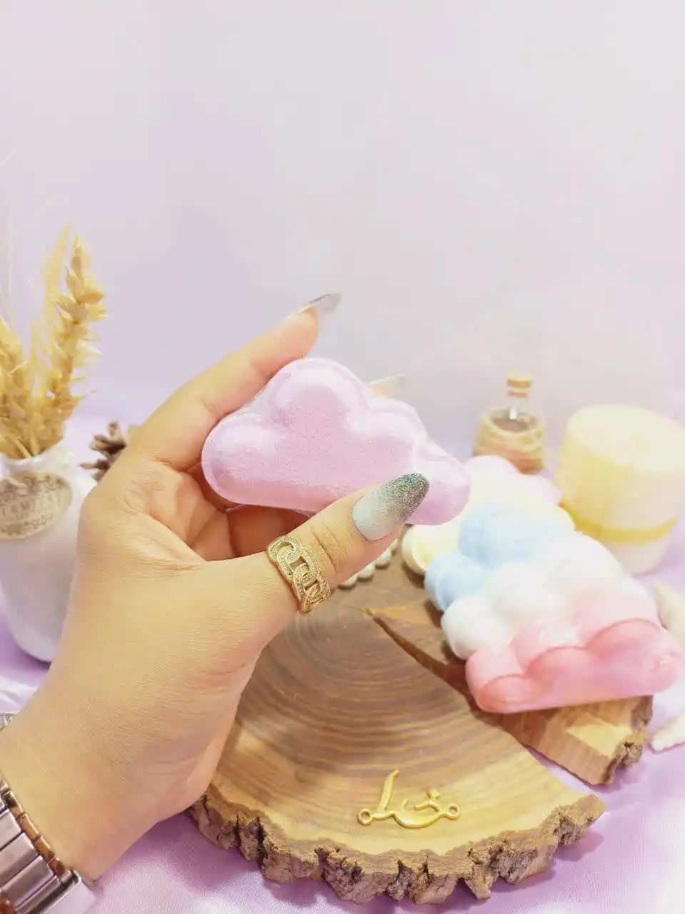 کوکتل و پدیکور طرح ابر 60 گرمی با کیفیت با جوشش عالی