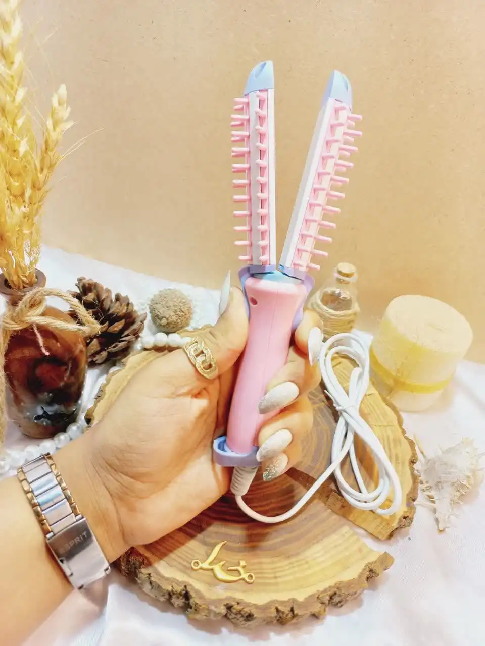 اتو مو و بابلیس و برس حرارتی سه کاره مسافرتی Mermaid