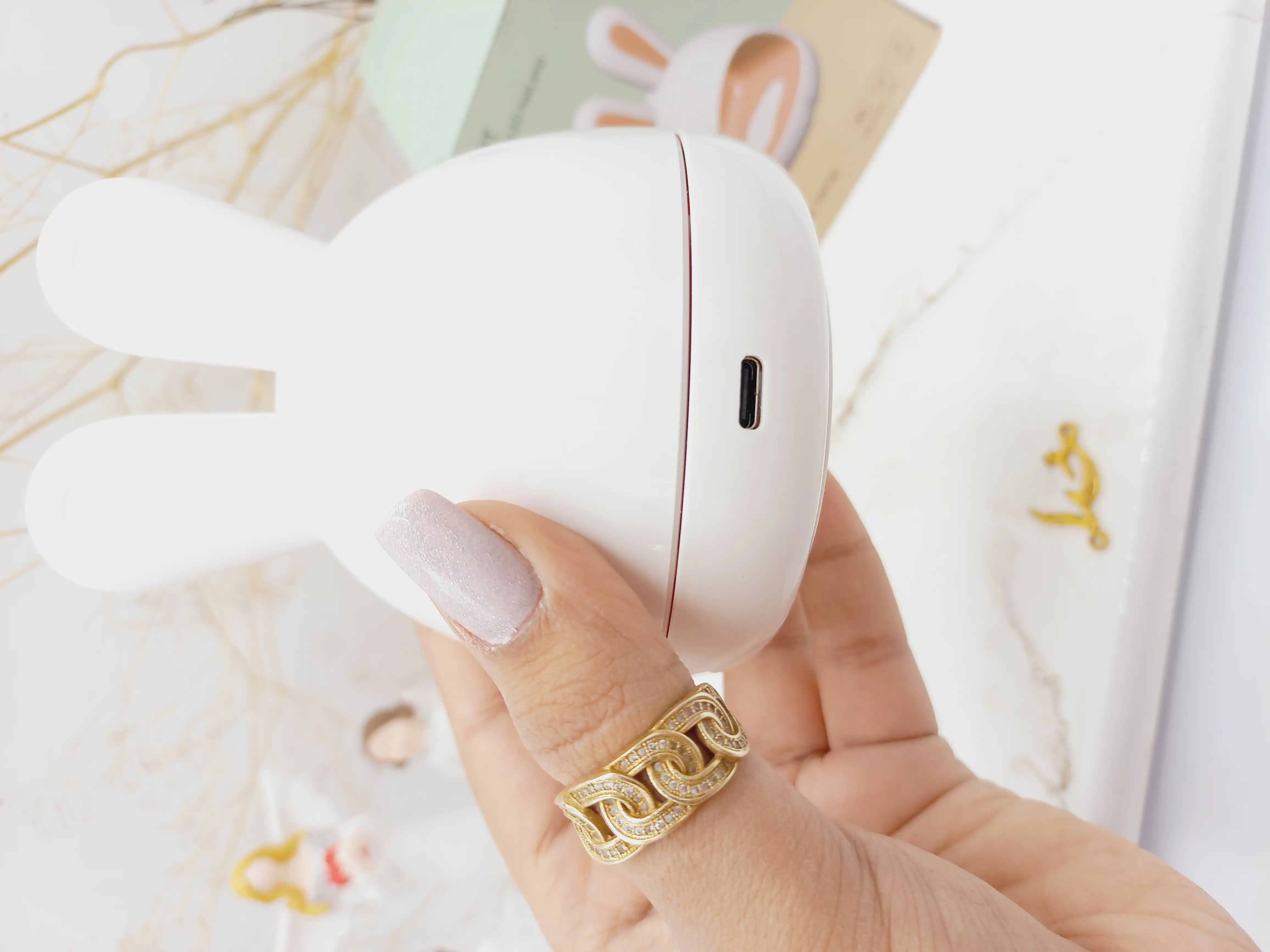 لامپ UV LED ژل لاک ناخن خشک کن طرح خرگوشی