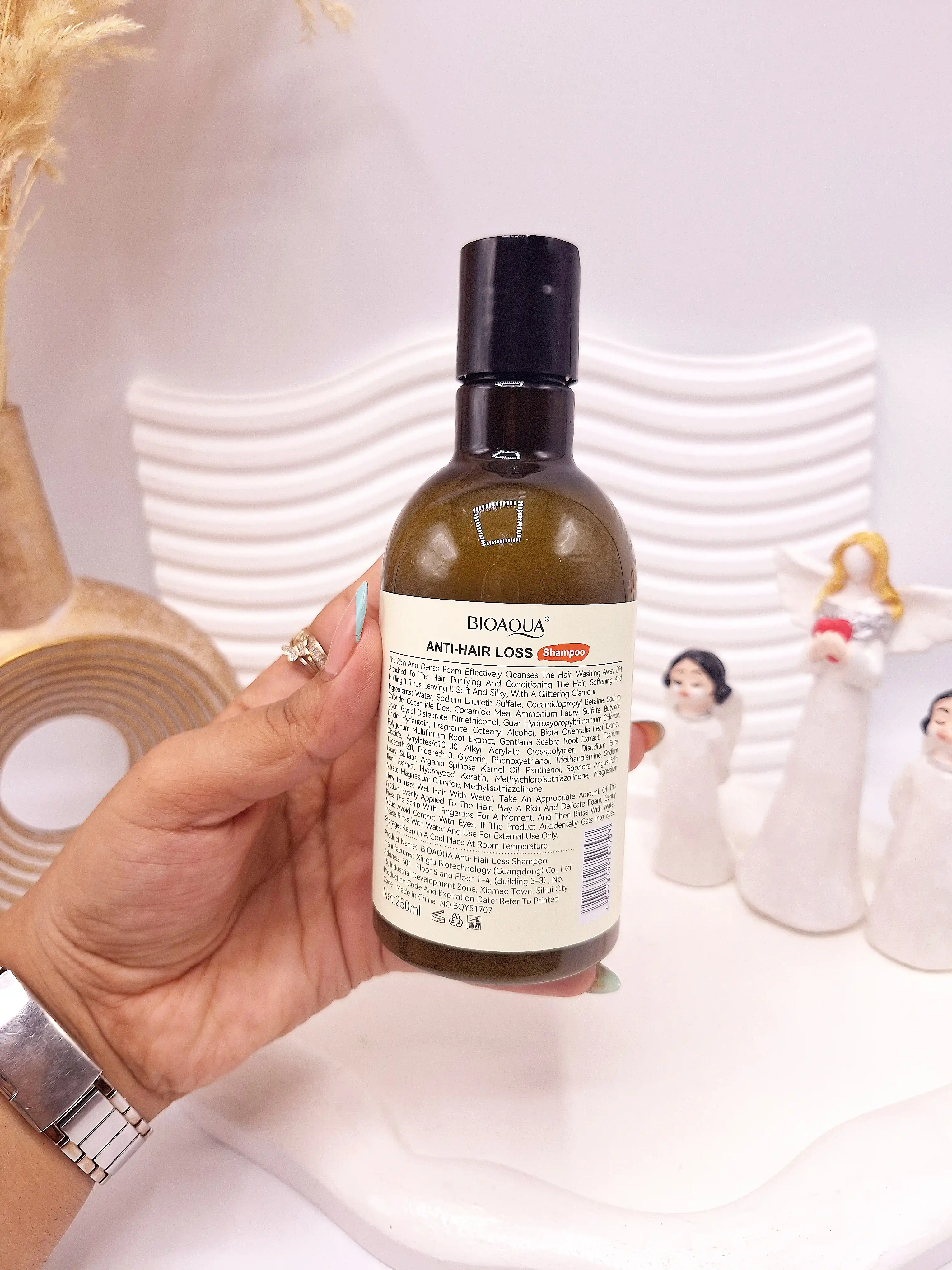 شامپو گیاهی رزماری بدون سولفات و ضد ریزش مو بیوآکوا کد Bqy23627