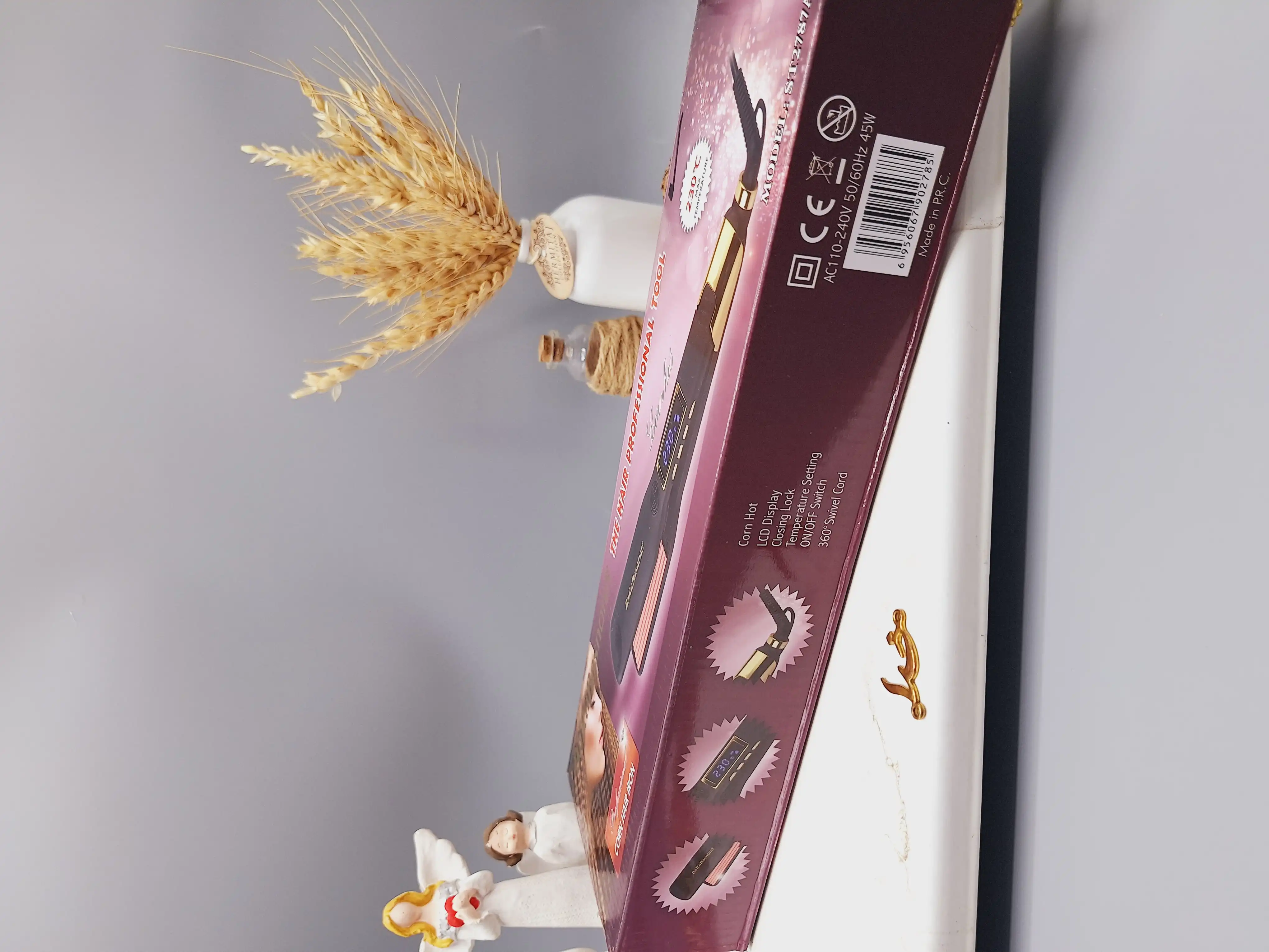 اتو حالت دهنده مو ویو بیبی باس نانو مدل BaByBasnono ST2787A