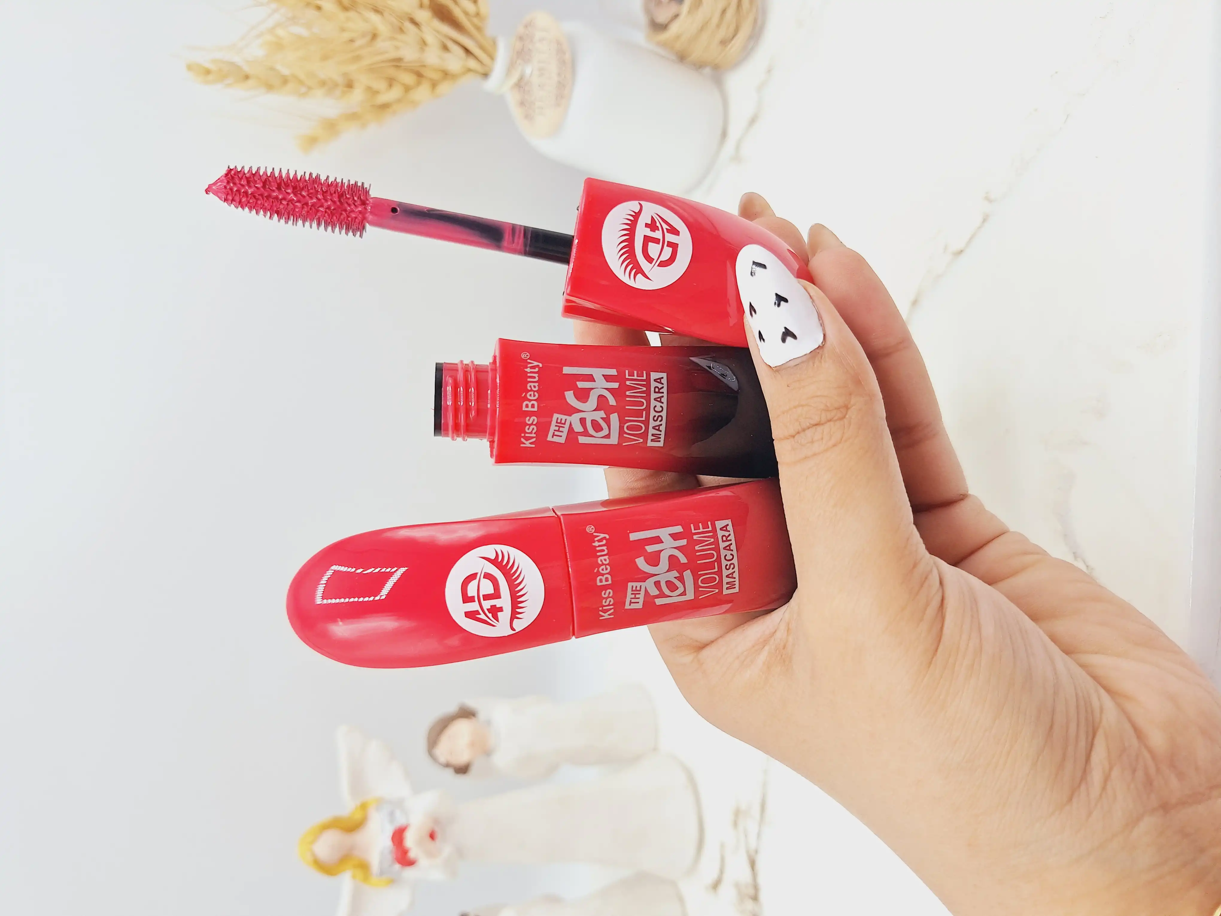 ریمل رنگ صورتی برند کیس بیوتی بلند کننده و ضد آب کد NO.66176-038