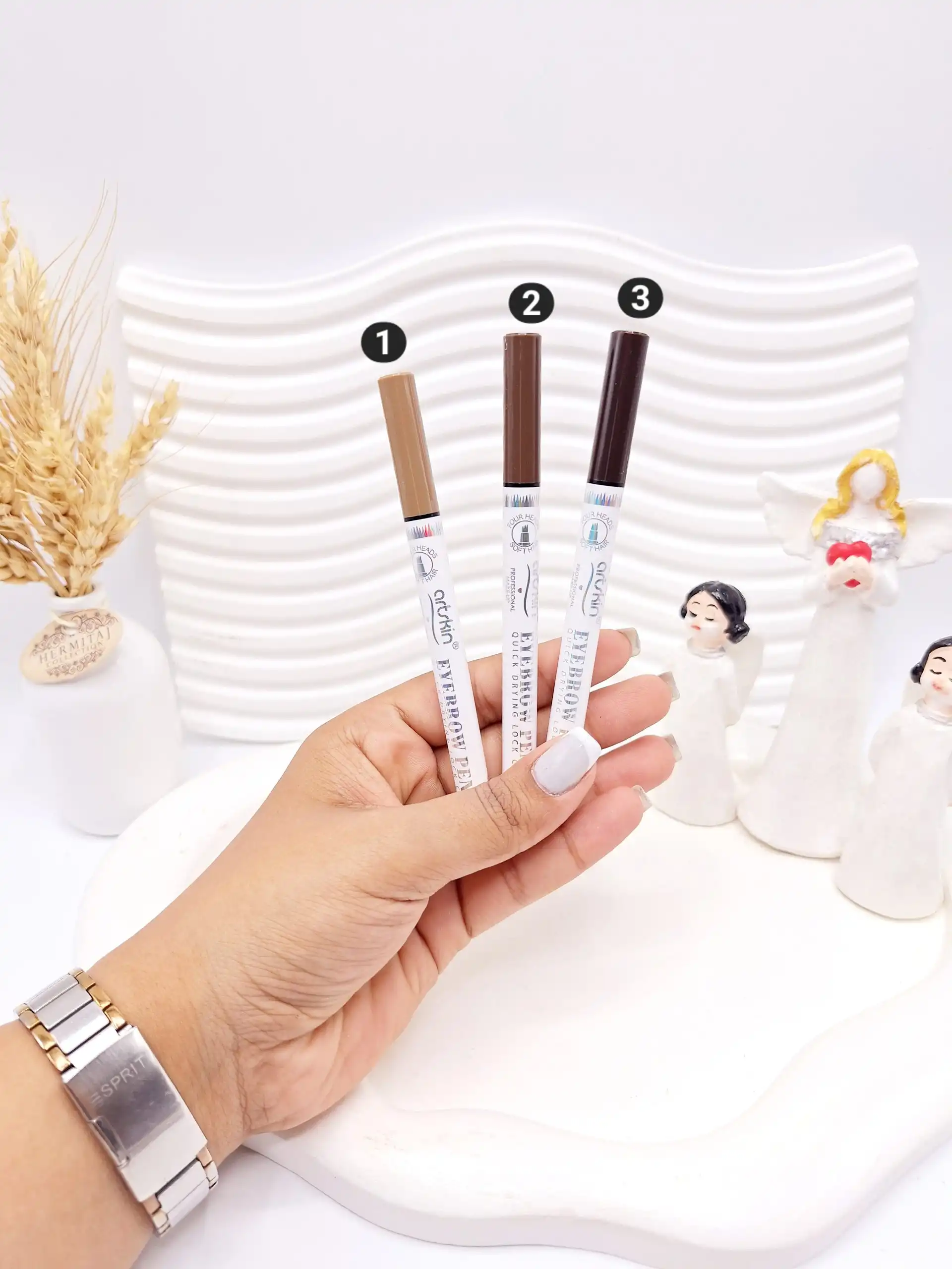 هاشور ابرو 4 خطه ضد آب و ضد حساسیت آرت اسکین کد 979013