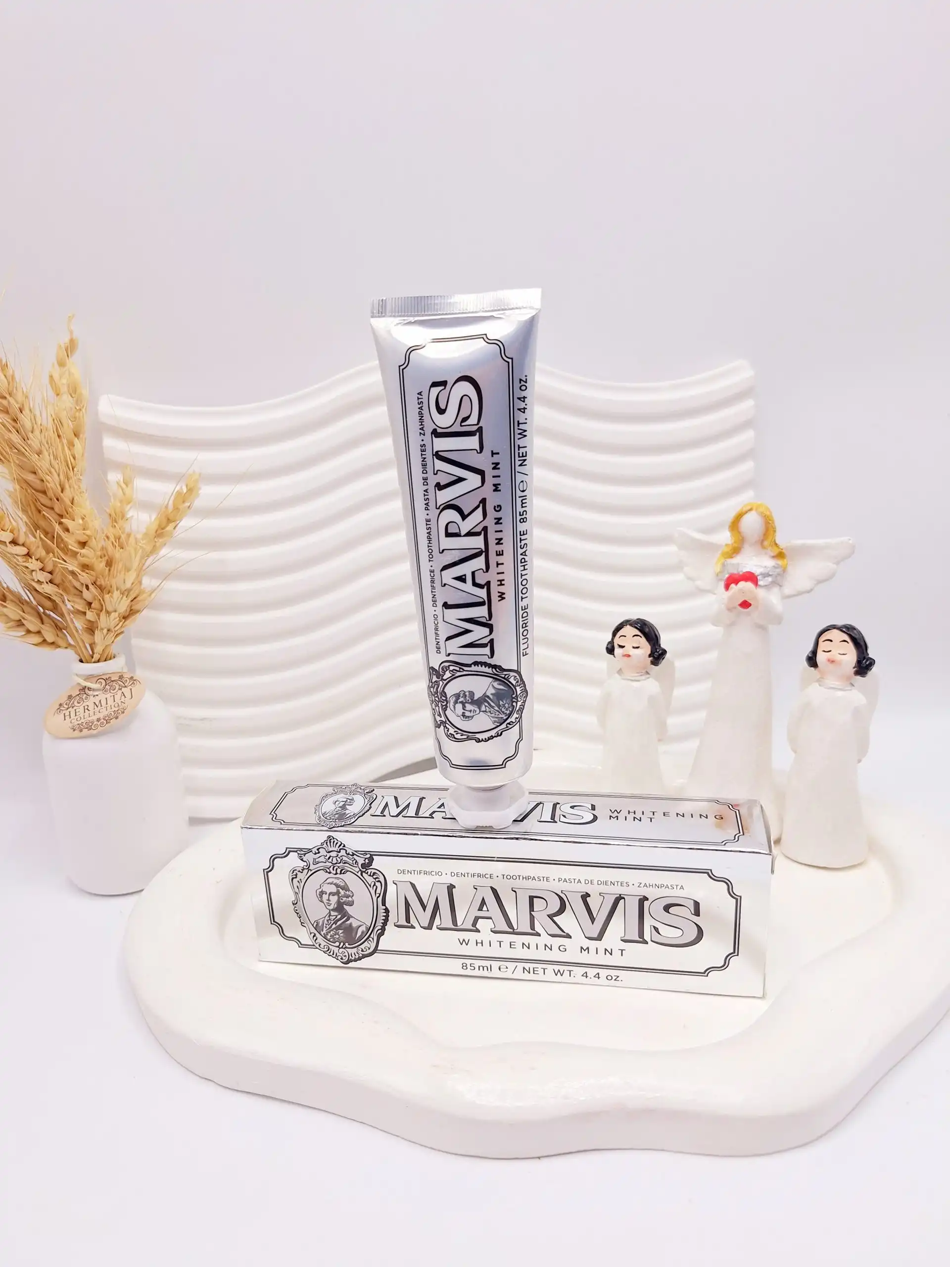 خمیر دندان سفید کننده مارویس MARVIS مستر کپی کد 1718 (کارتن طوسی کیفیت بی نظیر)