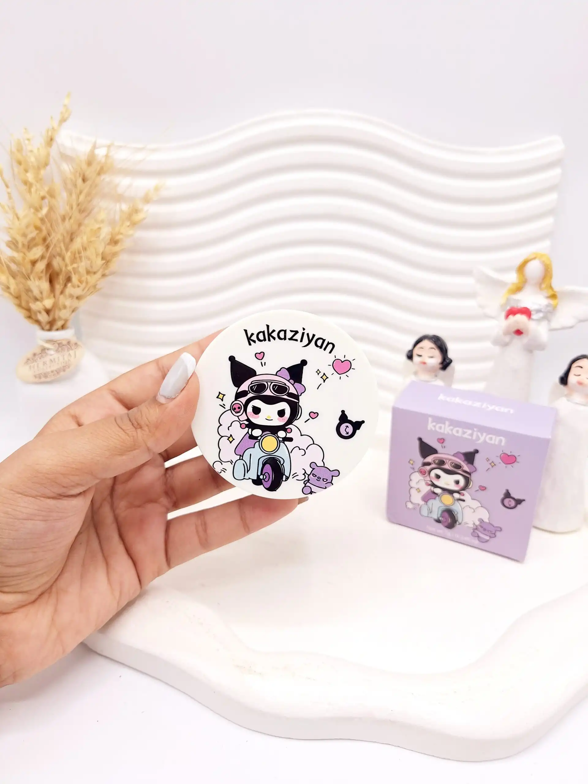 پودر فیکس کرومی بنفش kakaziyan کد 015_9 (کارتن بنفش)