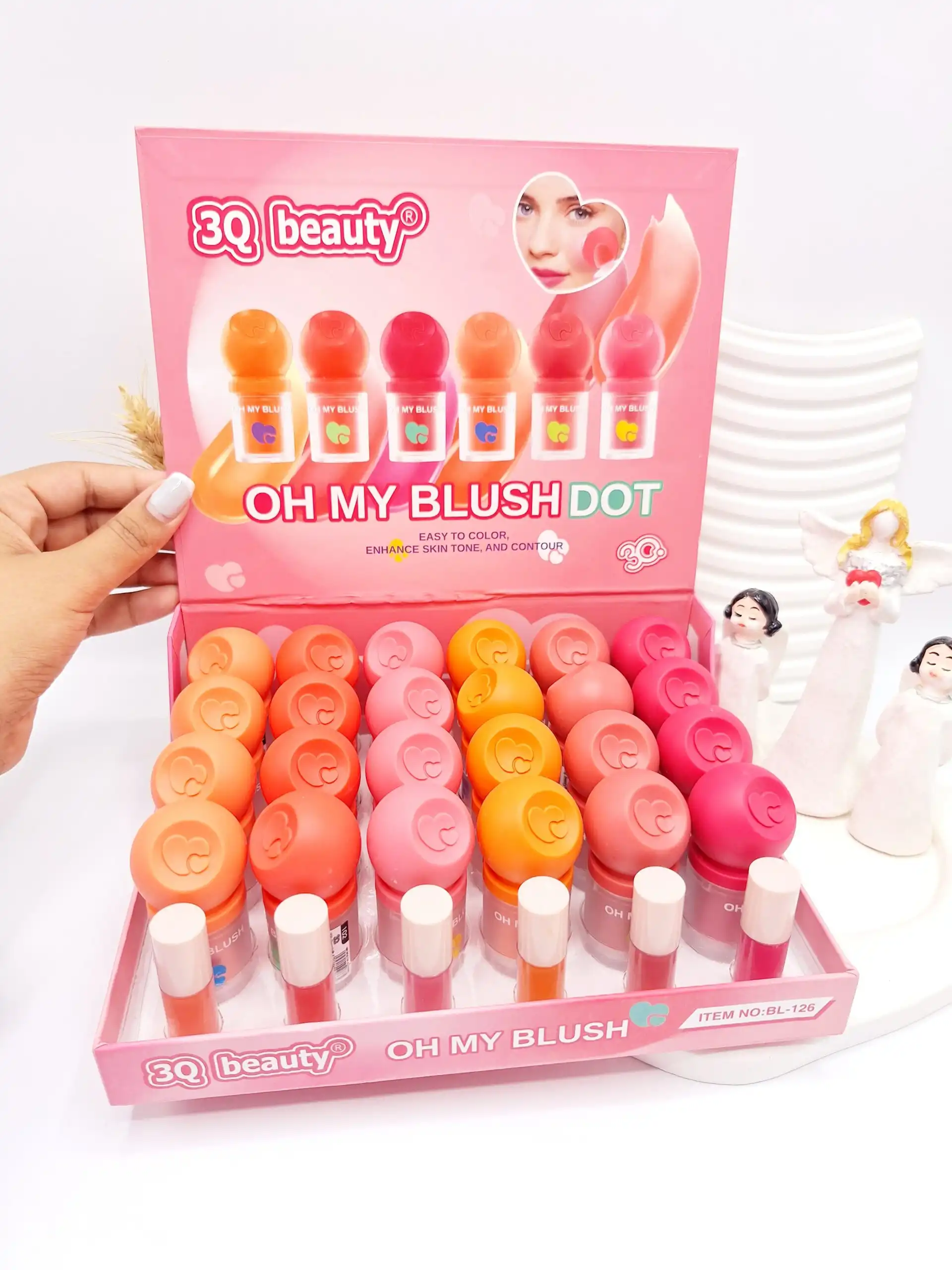 رژ گونه پد دار آبرنگی 30 beauty کد 126