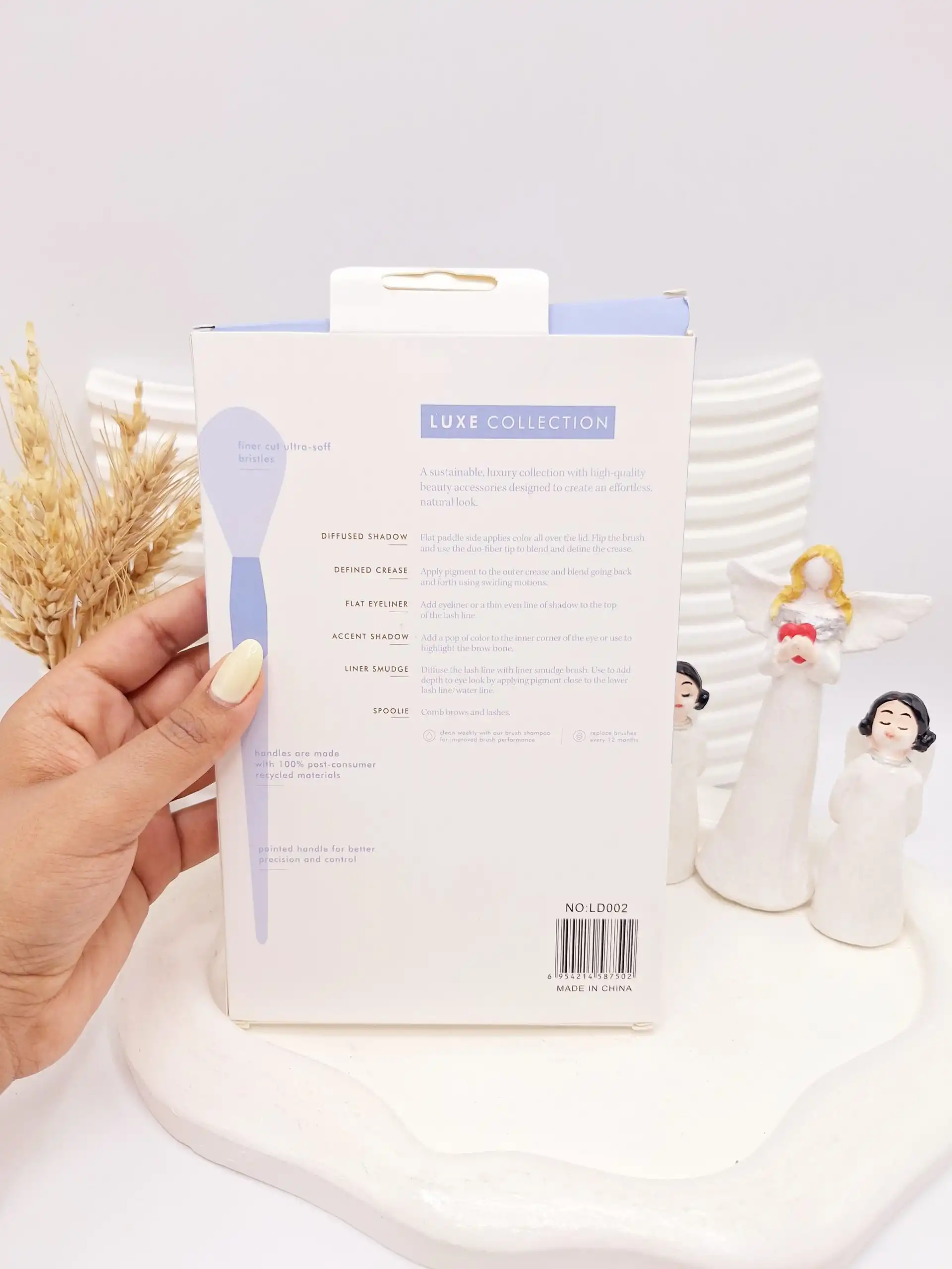 ست براش 6 تکه میکاپ کد LUXE COLLECTION کد LD002