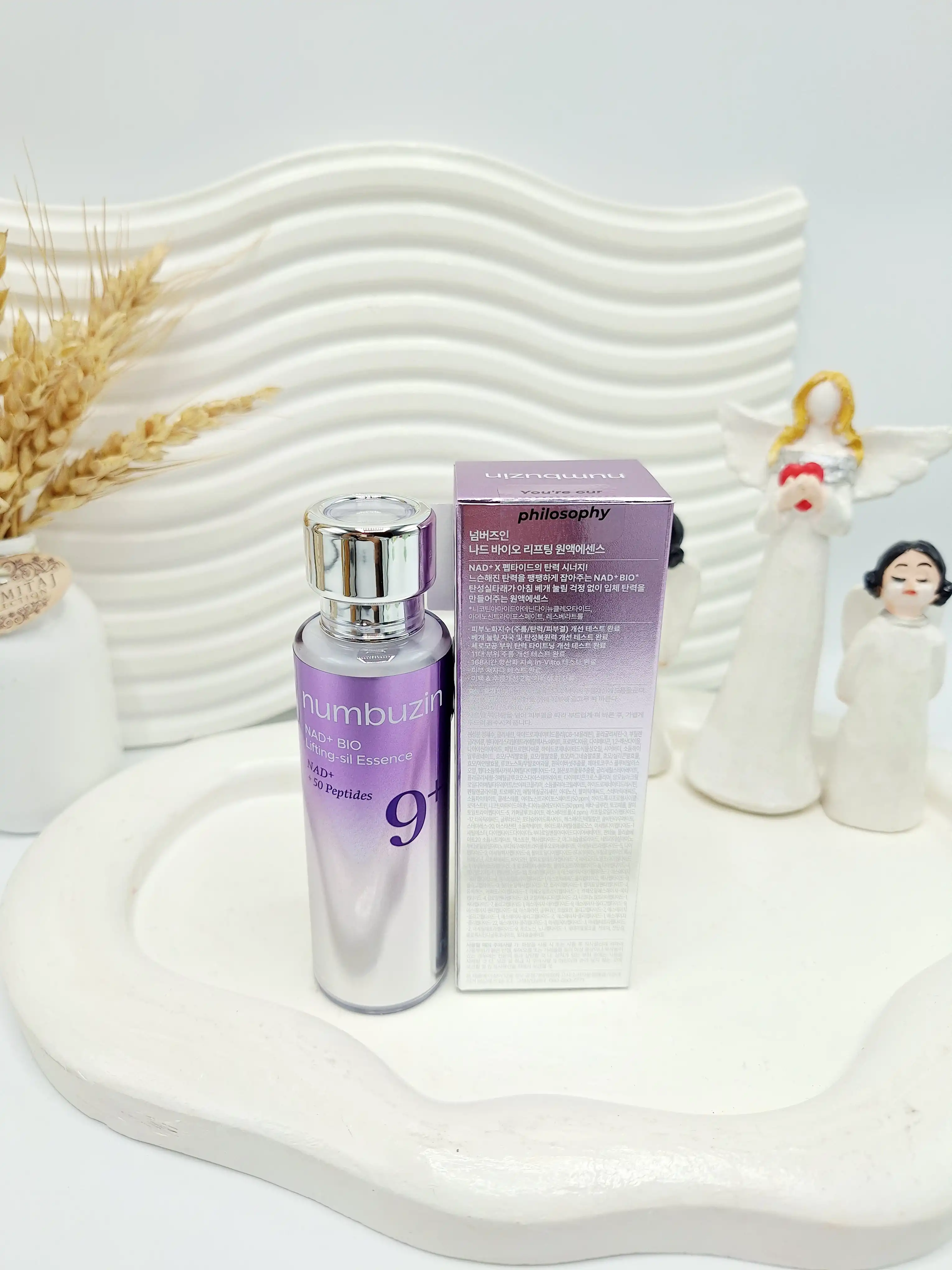 سرم لیفتینگ نامبوزین شماره 9 پلاس اورجینال اصل کره مدل NAD+Bio با 50 پپتید حجم 50 میل کد 7639