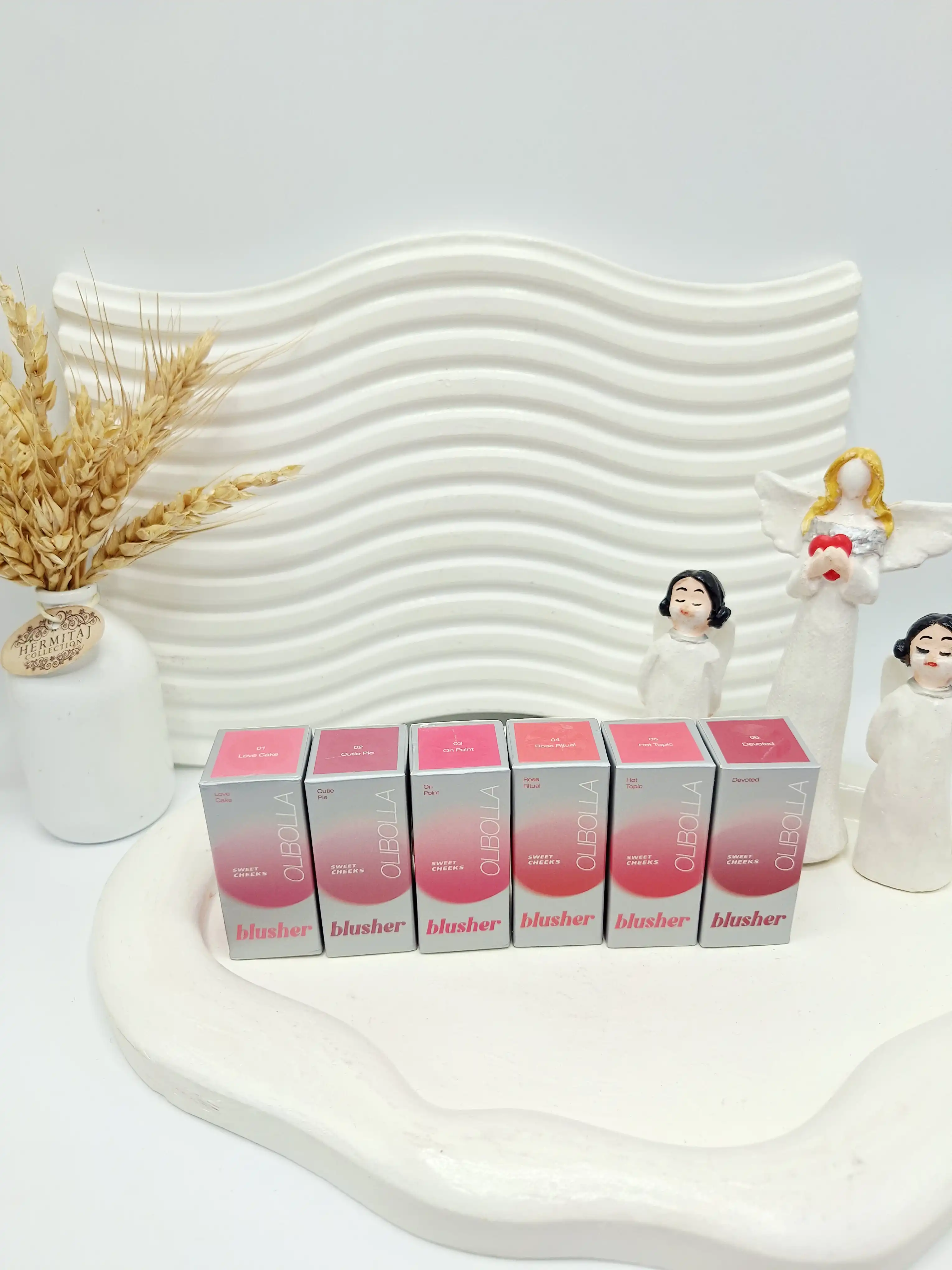 رژگونه مایع دکمه ای تیک تاکی اولیبولا OLIBOLLA کد 243 (جعبه دار)