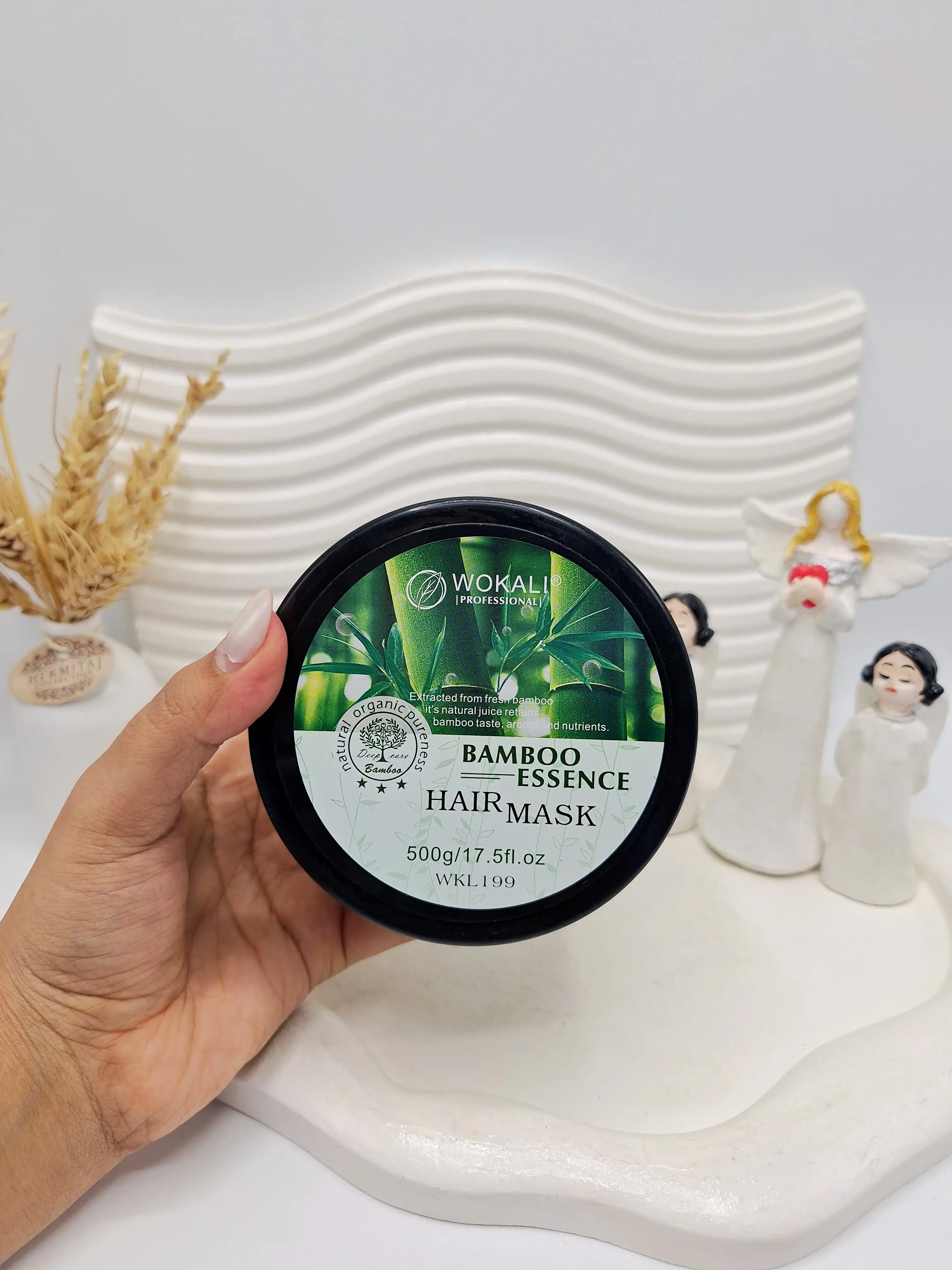 ماسک موی تغدیه کننده کاسه ای بامبو حجم 500 گرم کد 9557