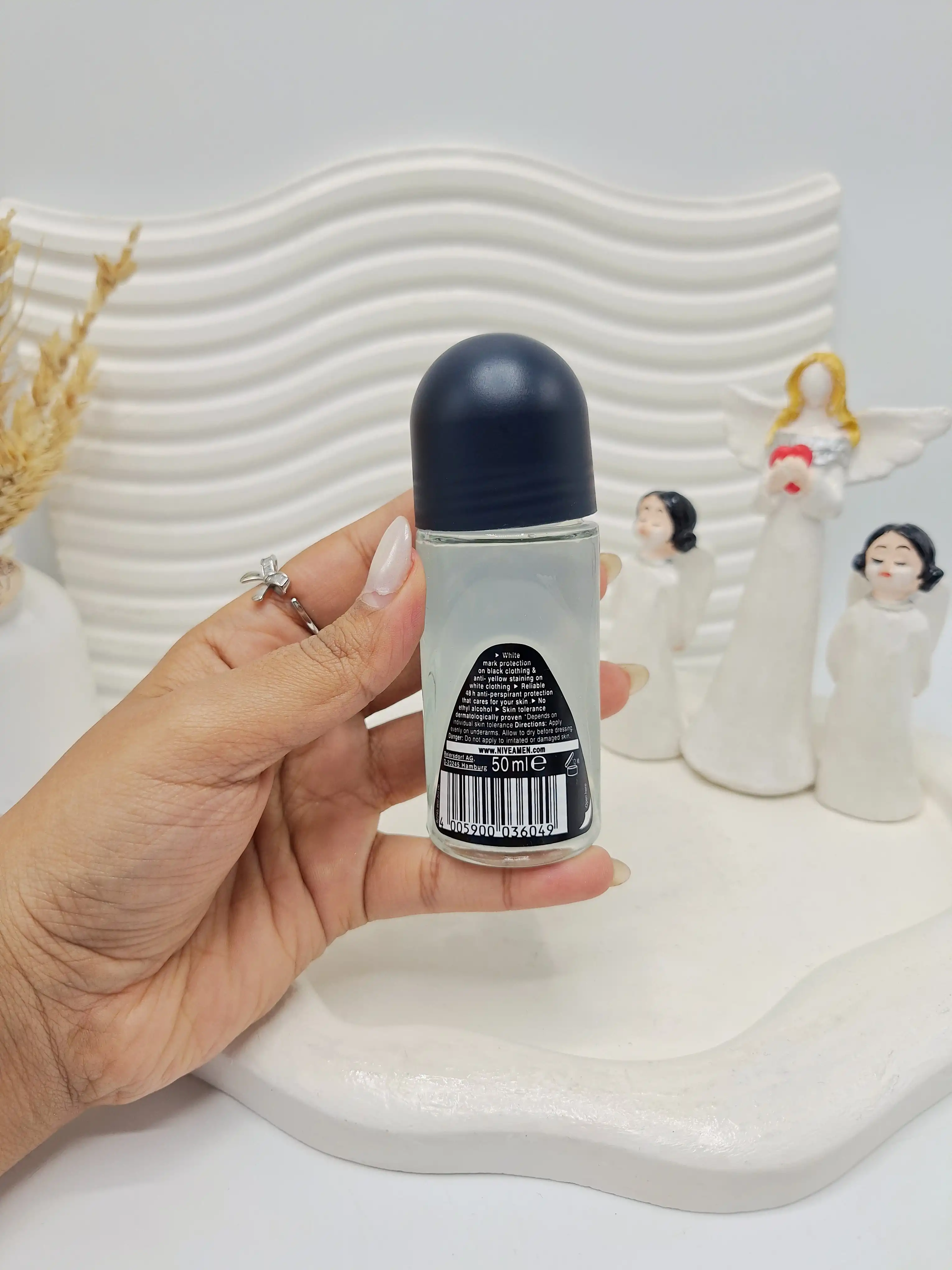 مام کیفیت عالی نیوا مردانه مدل BLACK& WHITE حجم 50 میل کد 6049