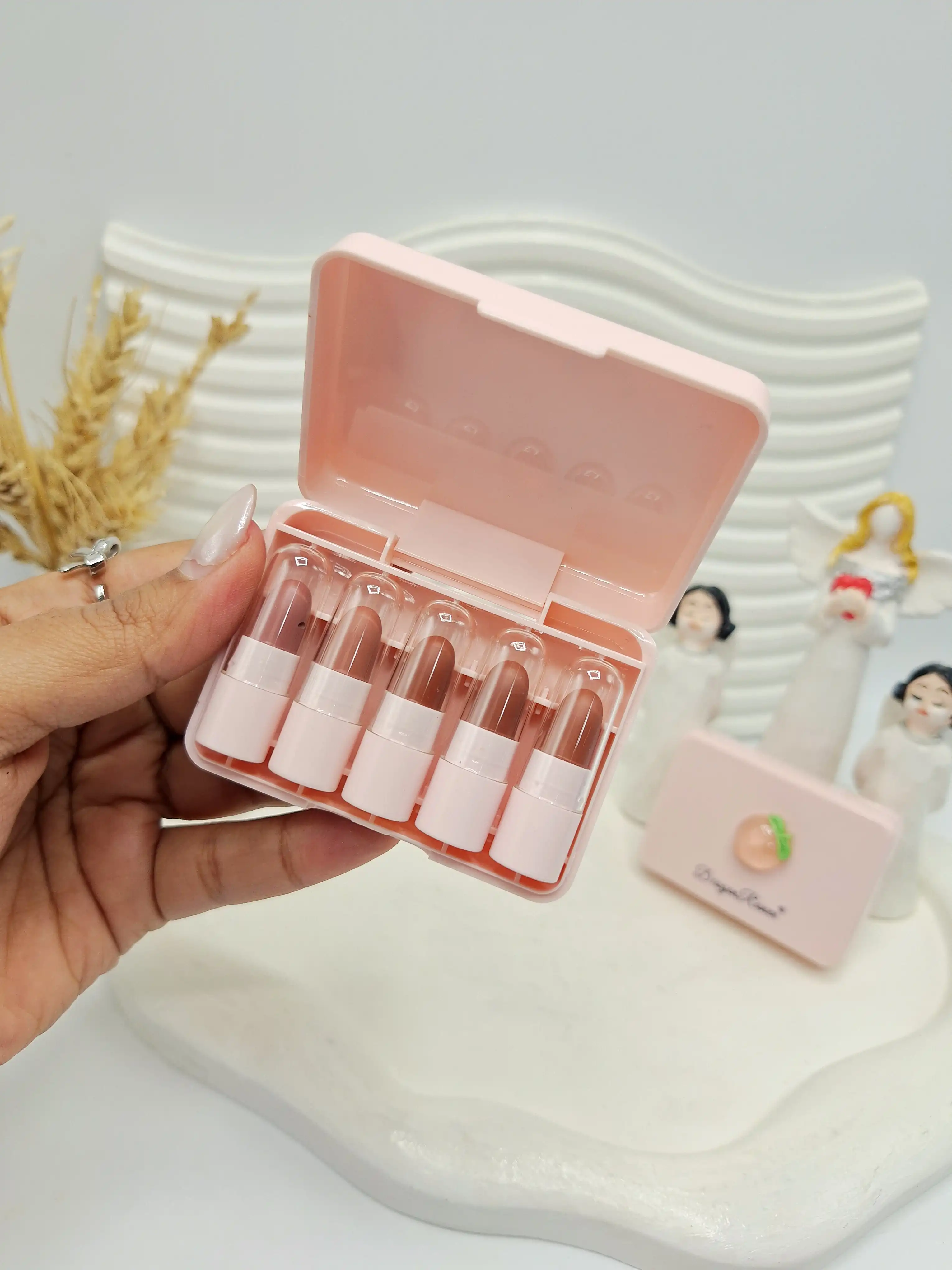 پک 5 عددی رژلب جامد مینی هلو دراگون رانی DR30