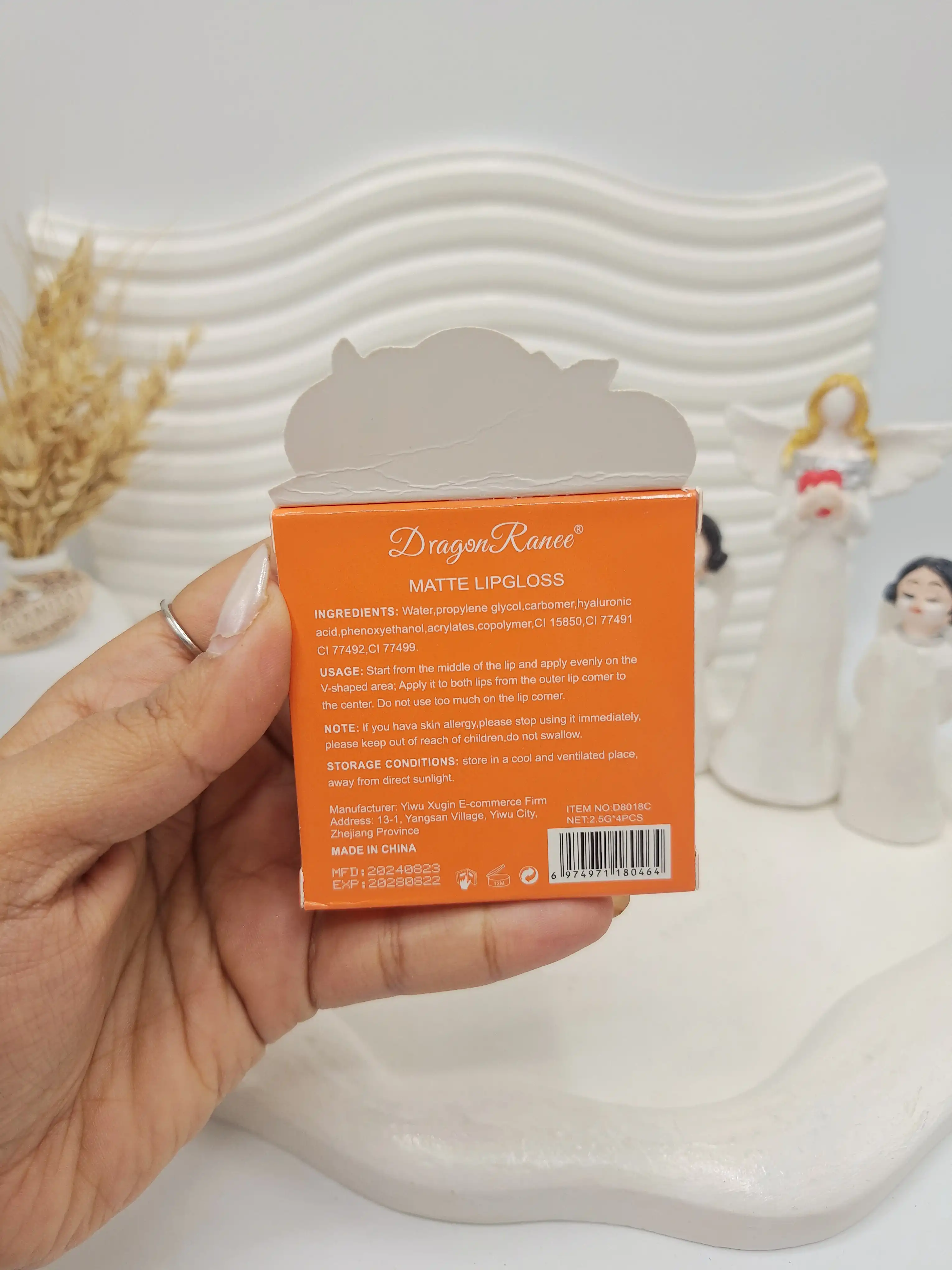 پک رژ لب 4 عددی ویتامین سی دراگون رانی کد 0464