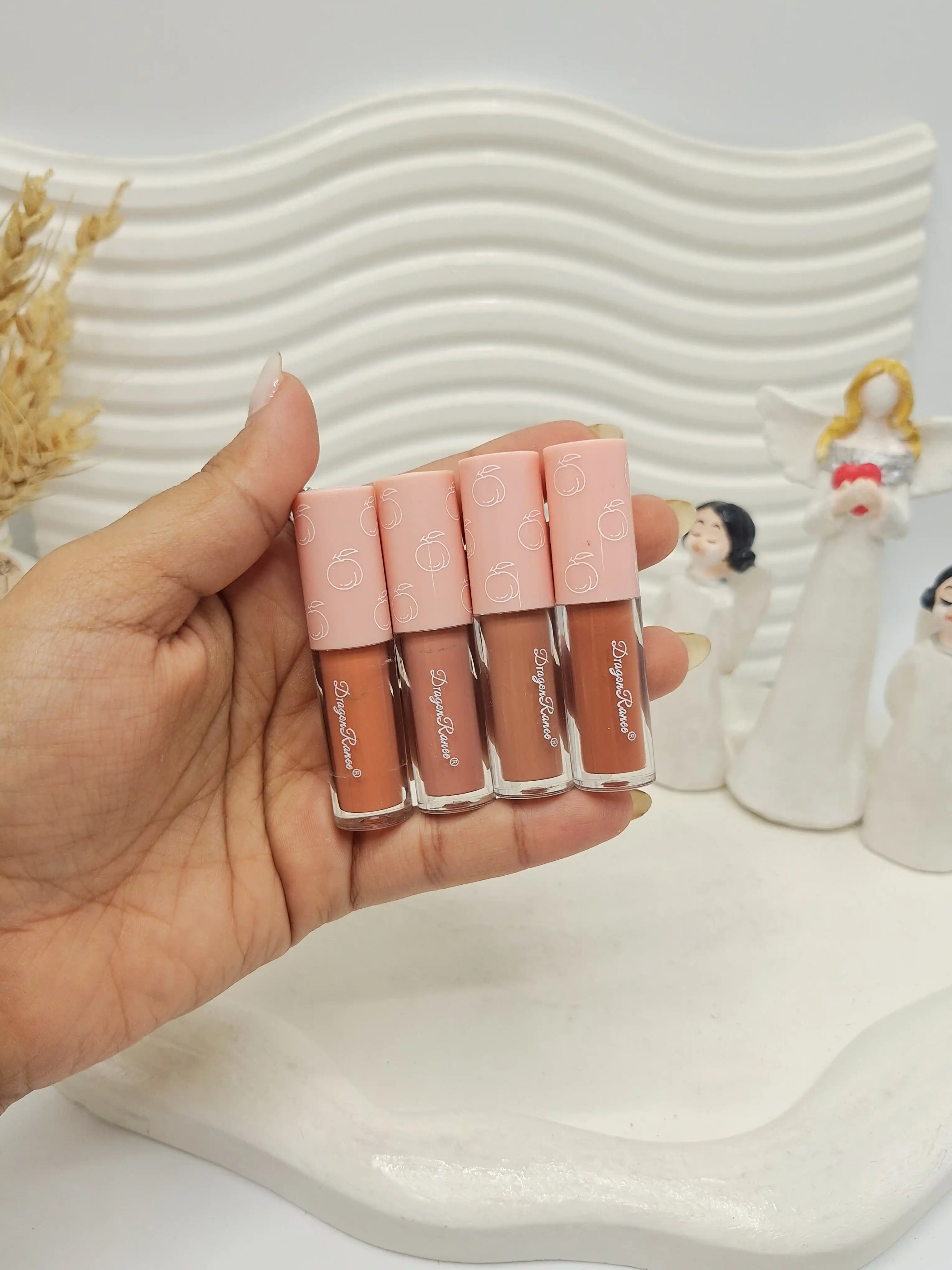 پک رژ لب 4 عددی هلو دراگون رانی کد 0457